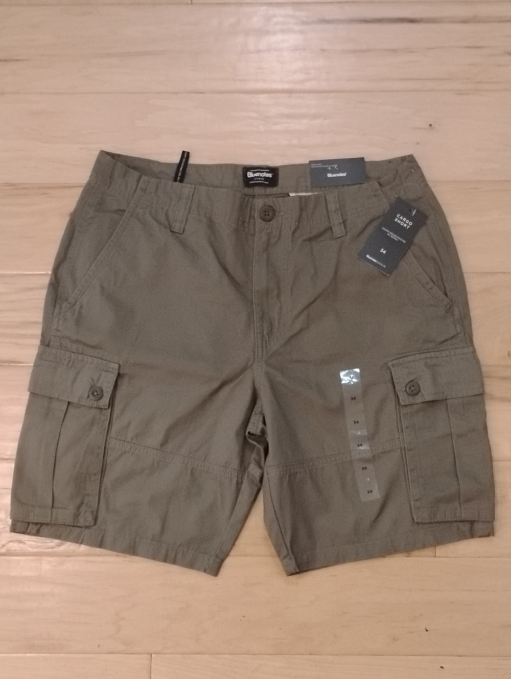 Bluenotes Olive Green Cargo Shorts